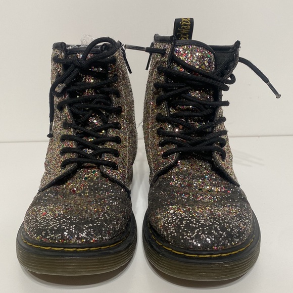 Dr. Martens 1460 Rainbow Glitter Boots - Picture 3 of 14